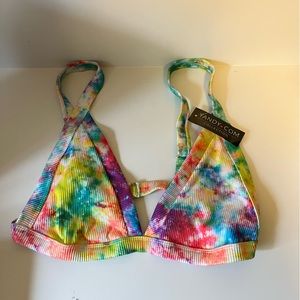 Yandy Swim Women Sz XL Bikini  Tie Dye  NWT